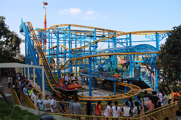 amusement-park-classic-roller-coaster