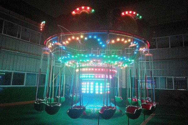 outdoor kiddie fruit swing carousel 