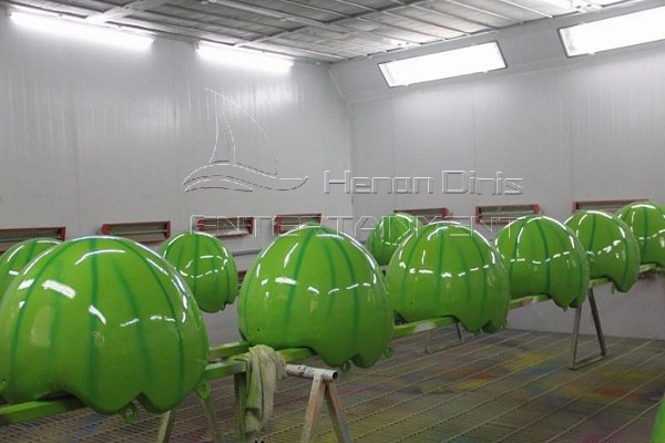 Pure fiberglass watermelon seat