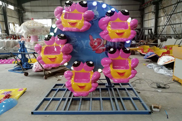 ferris wheel under assembly